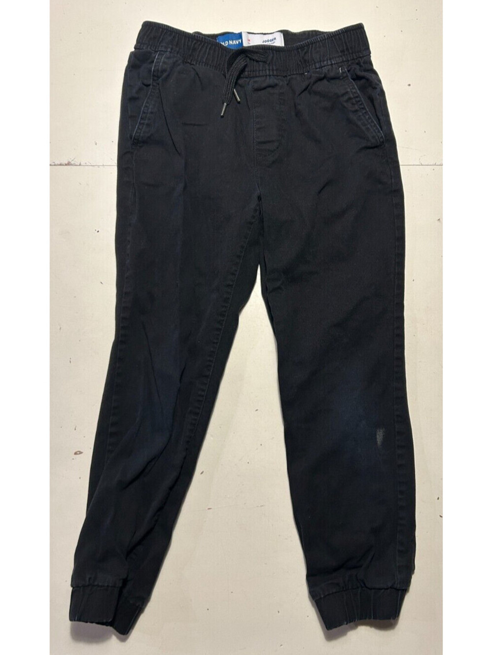 Boys OLD NAVY Black Jogger Pants Size Medium (8) Built-in-Flex
